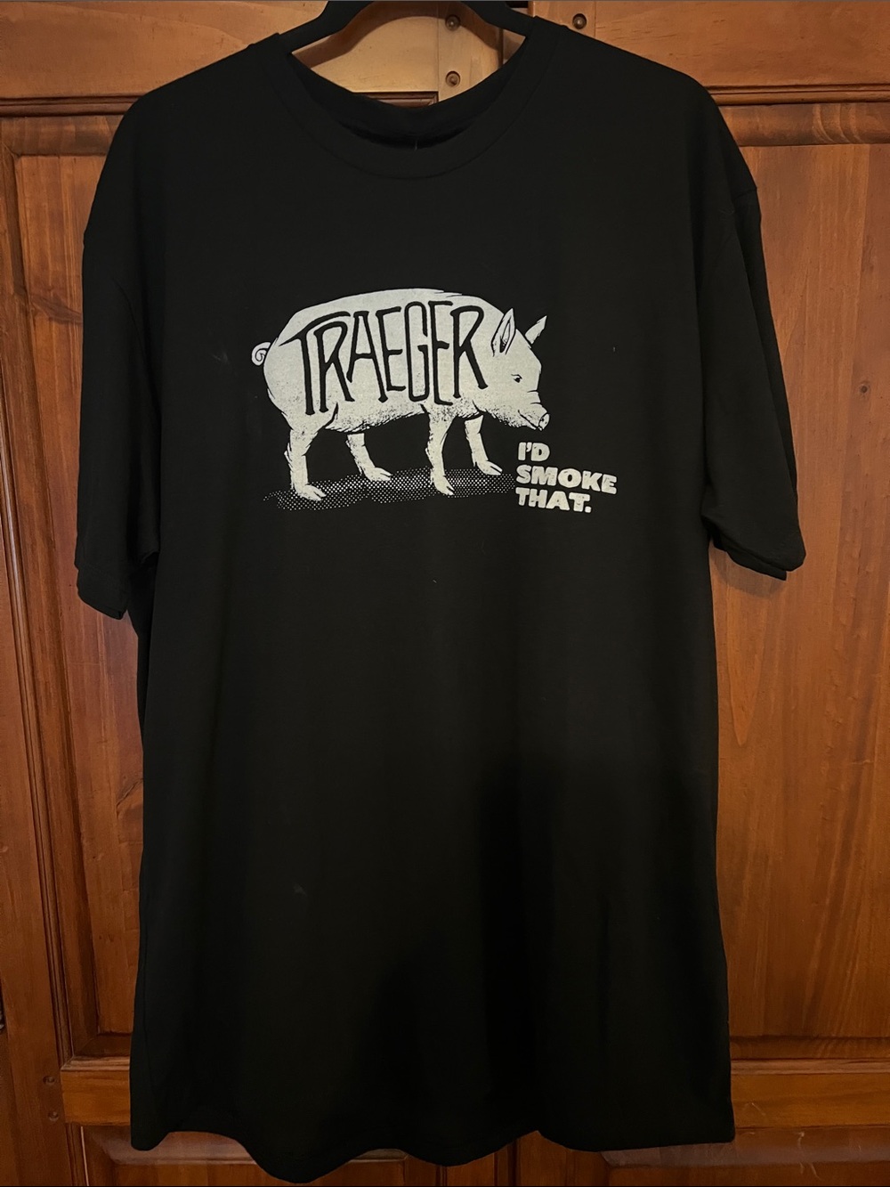 Traeger Black Graphic Tee - 'I'd Smoke That.'